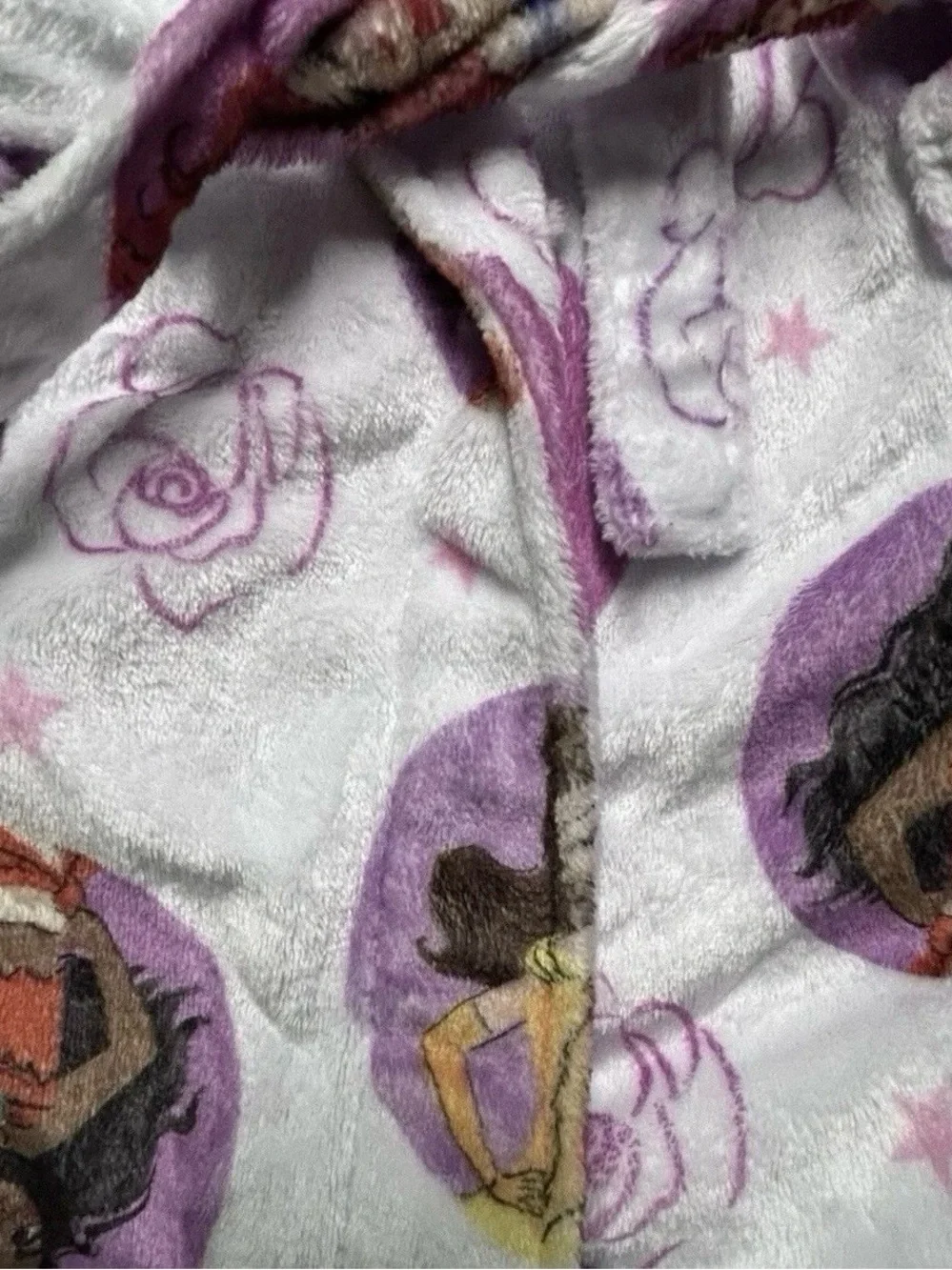 Toddler Girl Disney Princess Bathrobe Size 4T